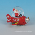 Lovely Santa Design 45MM Harz Mini Schneekugel